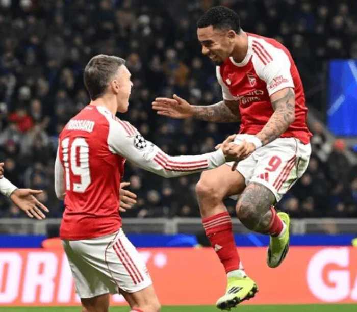 阿森纳3比1胜国际米兰锁定欧冠16强