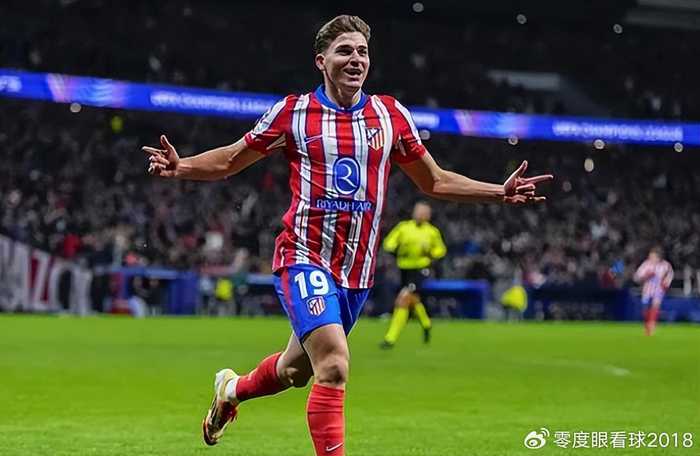 阿森纳狂追马竞超级神锋，开价1亿欧元，3家豪门来抢人，曼城坐等分成